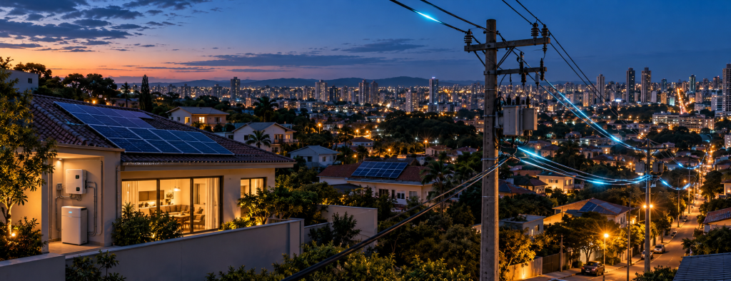 Uma imagem mostrando eletricidade